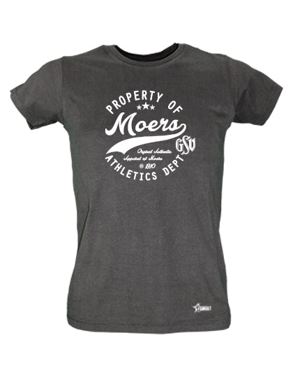 T-Shirt Damen Schwarz GSV Moers Property Of Weiß