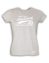 Lade das Bild in den Galerie-Viewer, T-Shirt Damen Grau Melange SC Adelsdorf Athletics Weiß
