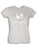 T-Shirts Damen Grau Melange Schwerin Daimonds Logo II