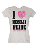 T-Shirt Damen Grau Melange TuS Mecklenheide I Love