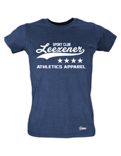 Lade das Bild in den Galerie-Viewer, T-Shirt Damen Navy Blau Leezener SC Athletics Weiß
