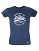 T-Shirt Damen Navy Blau FK Hansa Wittstock Property Of Weiß