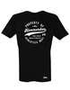 T-Shirt Herren Schwarz SV Hemmerden Property Of Weiß