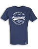 T-Shirt Herren Navy Blau TSV Heidenau Property Of Weiß