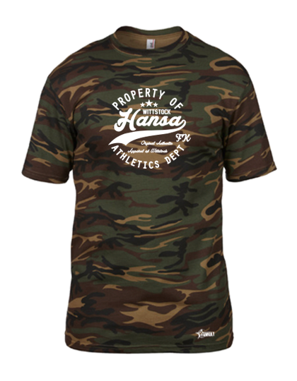 T-Shirt Camouflage FK Hansa Wittstock Property Of