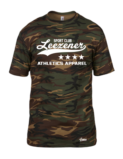 T-Shirt Herren Camouflage Leezener SC Athletics Weiß
