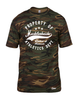 T-Shirt Herren Camouflage TuS Mecklenheide Property Of Weiß