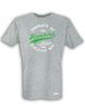 T-Shirt Herren Grau Melange MTV Union Hamborn Property Of Weiß-Grün