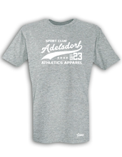 Lade das Bild in den Galerie-Viewer, T-Shirt Herren Grau Melange SC Adelsdorf Athletics Weiß

