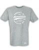 T-Shirt Herren Grau Melange  SV Hemmerden Property Of Weiß