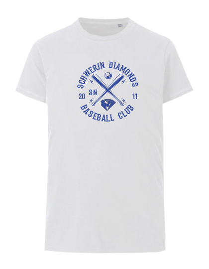 T-Shirt Herren Weiss Schwerin Diamonds Cross