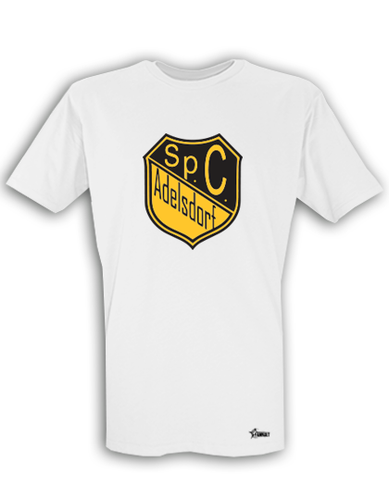 T-Shirt Herren Weiß SC Adelsdorf Logo