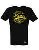 T-Shirt Herren Schwarz GSV Moers Property Of Gelb