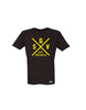 T-Shirt Kinder Schwarz GSV Moers Cross Gelb