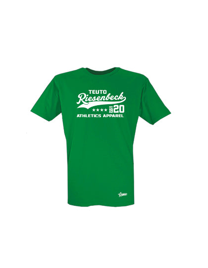 T-Shirt Kinder Grün Teuto Riesenbeck Athletics Weiß