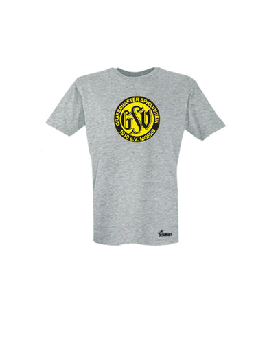 T-Shirt Kinder Grau Melange GSV Moers Logo