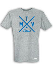 Lade das Bild in den Galerie-Viewer, T-Shirt Herren Grau Melange MTV Wilstedt Cross Blau

