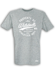 T-Shirt Herren Grau Melange MTV Wilstedt Property Of Weiß