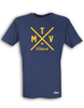 T-Shirt Herren Navy Blau MTV Wilstedt Cross Weiß