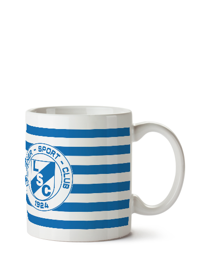 Kaffeetasse Leezener SC Stripes Logo