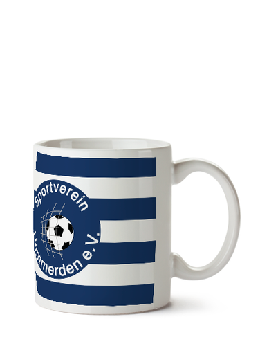 Kaffeetasse SV Hemmerden Logo Stripes
