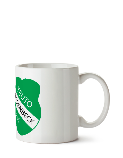 Kaffeetasse Weiß Teuto Riesenbeck Logo