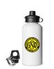 Aluminium Trinkflasche Weiß 600ml GSV Moers Logo