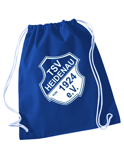 Turnbeutel Blau TSV Heidenau Logo